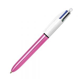 Długopis 4-kolorowy Bic 4 Colours 0.7mm, Różowy metaliczny